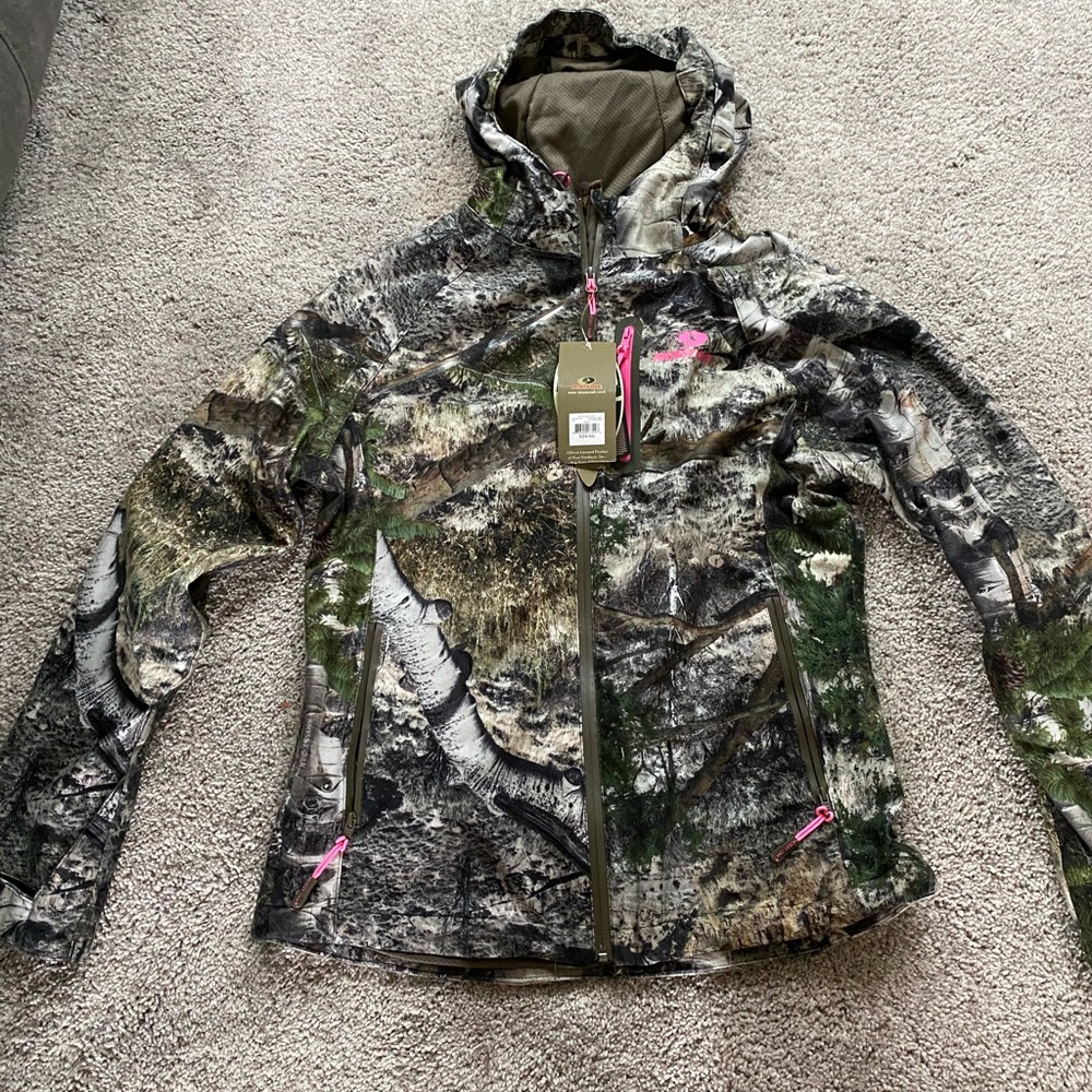 Mossy Oak Waterproof Jacket New With Tags